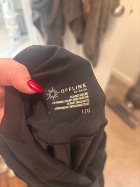 Aerie offline camo leggings crossover